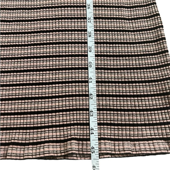 Revolve Monrow Ribbed Striped Knit 3/4 Sleeve Bodycon Midi Dress Women’s Size M - Picture 8 of 14